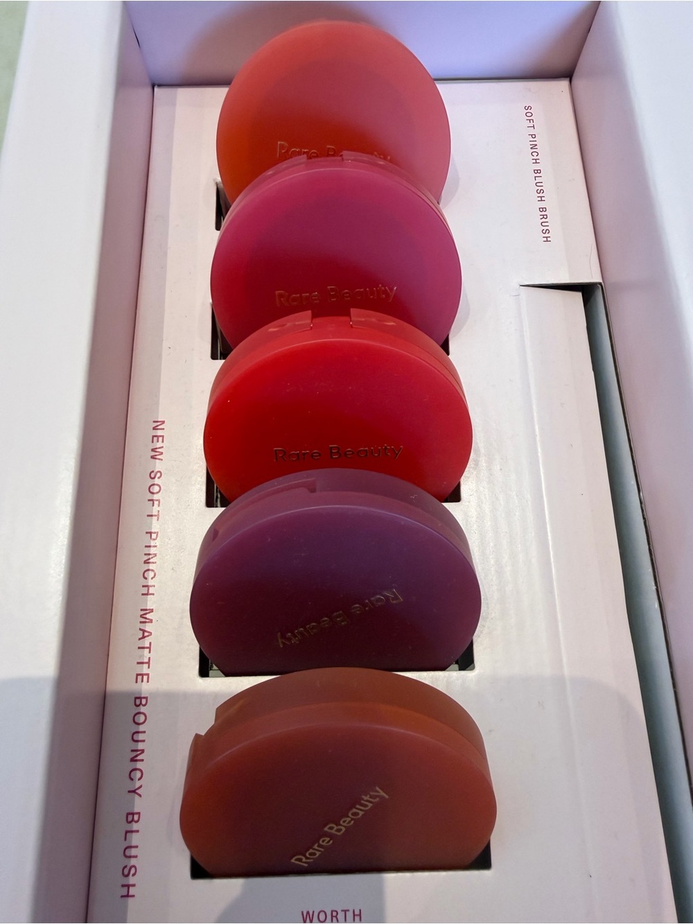 Rare Beauty Soft pinch matte Blush Set — Orange, Coral, Pink, Berry, Plum - Picture 2 of 3